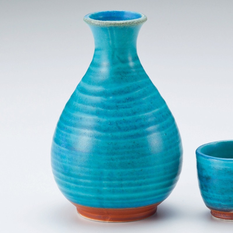 金正陶器 トルコ青1号徳利 1個(ご注文単位1個)【直送品】