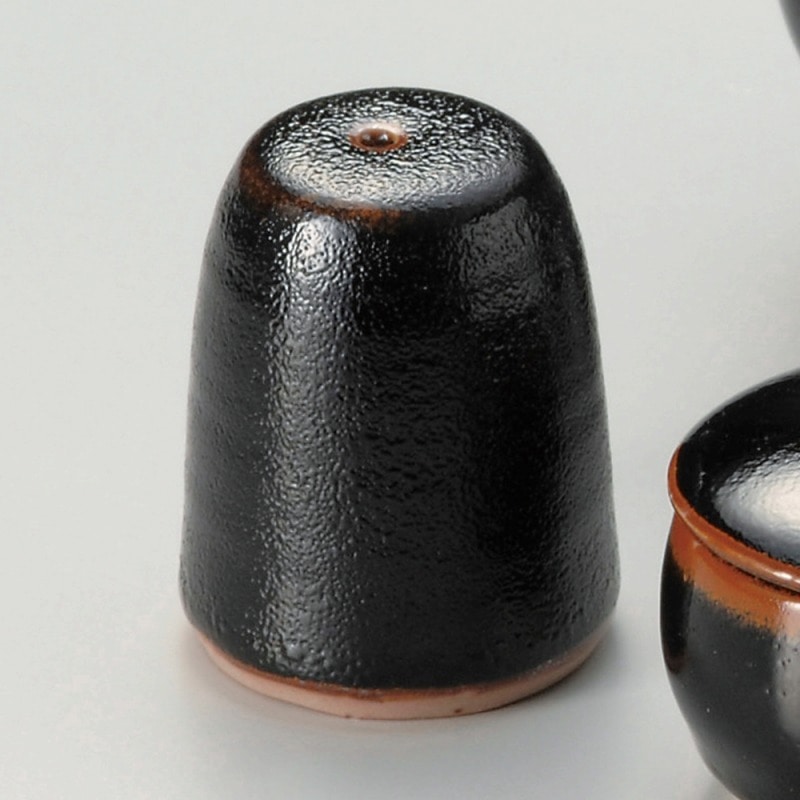 金正陶器 ゆず天目振掛 1個（ご注文単位1個）【直送品】