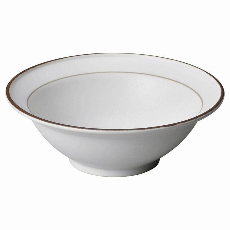 金正陶器 ブラウンエッジサラダボウル 1個(ご注文単位1個)【直送品】