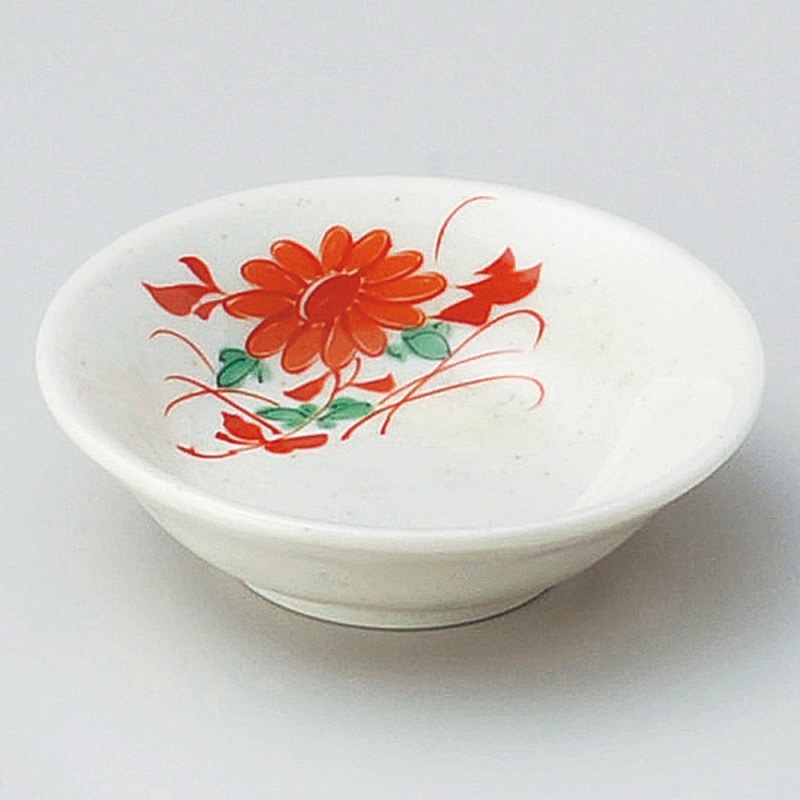 金正陶器 赤絵菊3.0深皿 1個(ご注文単位1個)【直送品】
