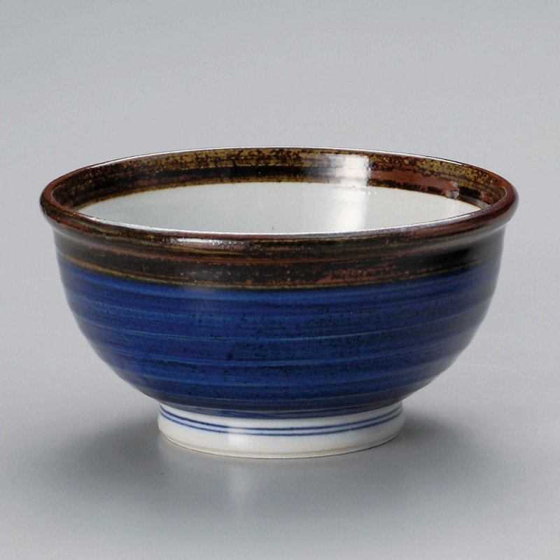 金正陶器 渕錆呉須巻玉渕6.0丼 1個(ご注文単位1個)【直送品】