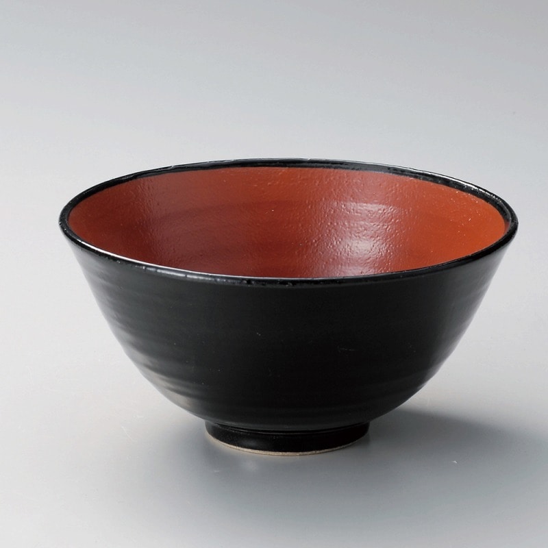 金正陶器 赤と黒京深反6.5丼 1個(ご注文単位1個)【直送品】