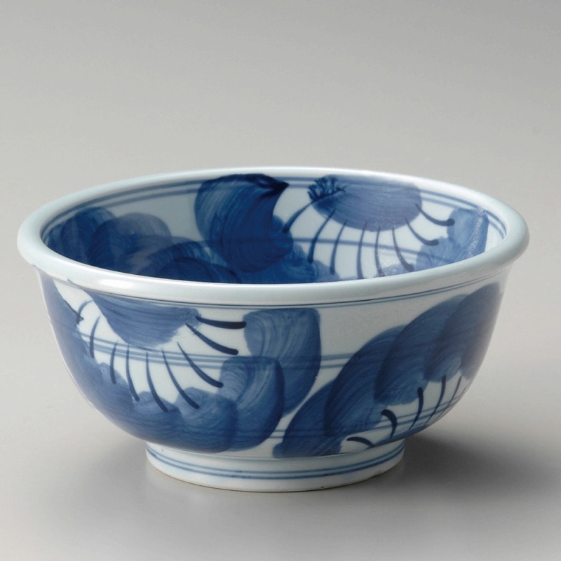 金正陶器 手描き花扇5.5玉渕丼 1個(ご注文単位1個)【直送品】
