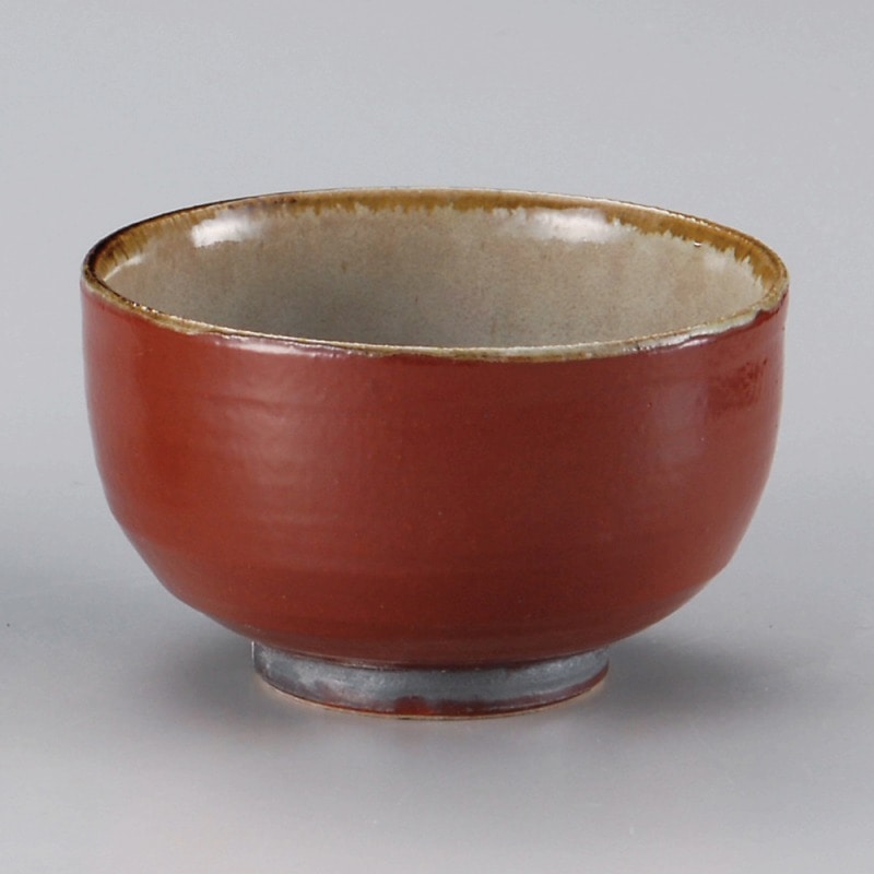 金正陶器 赤楽目4.5丼 1個(ご注文単位1個)【直送品】