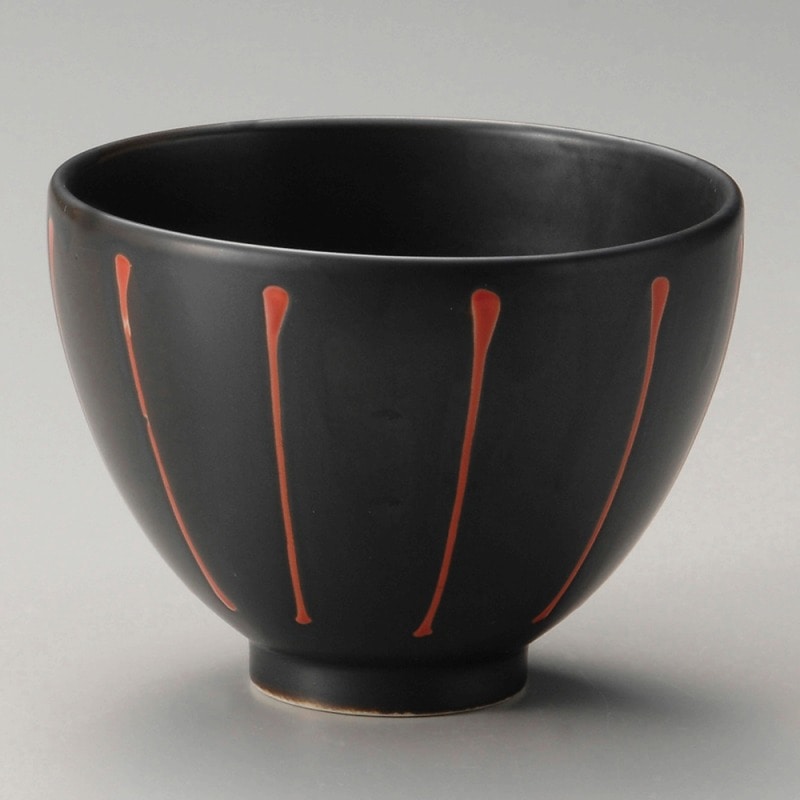 金正陶器 真黒マットノッポ丼(大) 1個(ご注文単位1個)【直送品】