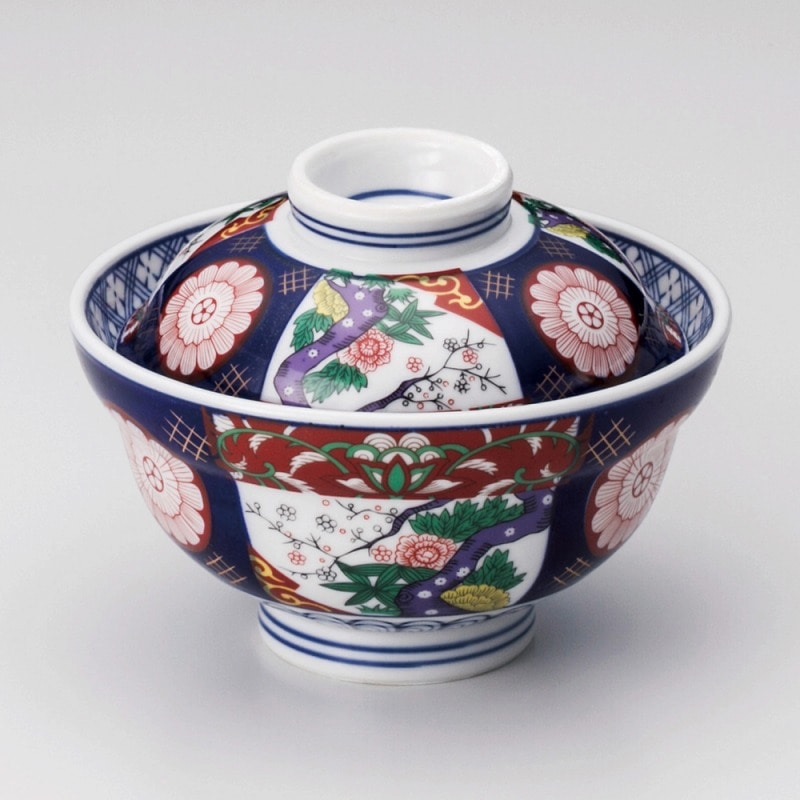 金正陶器 錦牡丹蓋丼 1個(ご注文単位1個)【直送品】