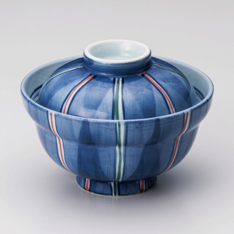 金正陶器 ダミ色十草蓋丼 1個(ご注文単位1個)【直送品】