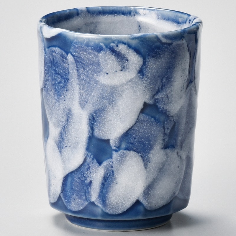 金正陶器 青志野ダイヤ寿司湯呑 1個(ご注文単位1個)【直送品】