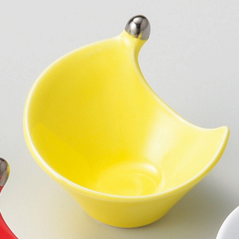 金正陶器 イエロー雫プラチナ 珍味 1個(ご注文単位1個)【直送品】