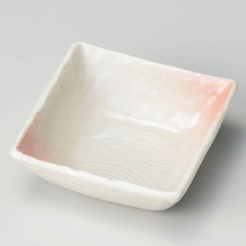 金正陶器 桜吹クシ目 松花堂角鉢 1個(ご注文単位1個)【直送品】