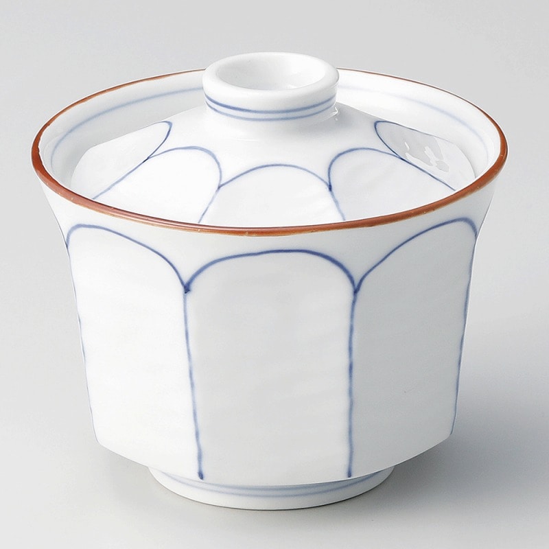 金正陶器 青呉須面取 蓋物 1個(ご注文単位1個)【直送品】