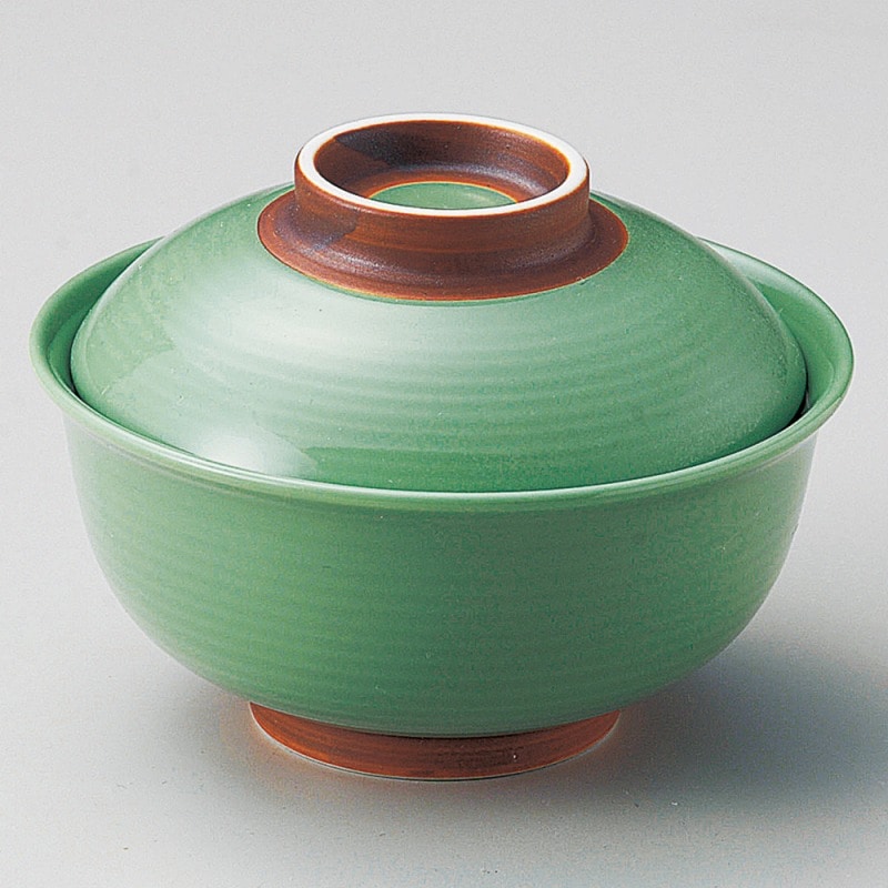 金正陶器 ヒスイ錆巻反 円菓子碗(小) 1個(ご注文単位1個)【直送品】