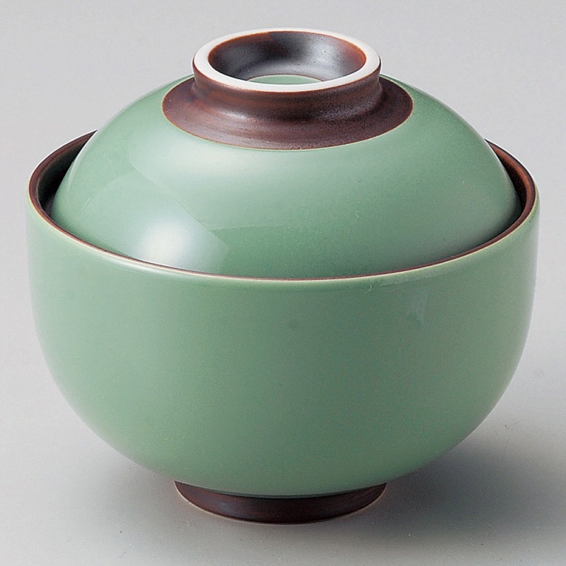 金正陶器 ヒスイ錆巻円菓子碗(小) 1個(ご注文単位1個)【直送品】