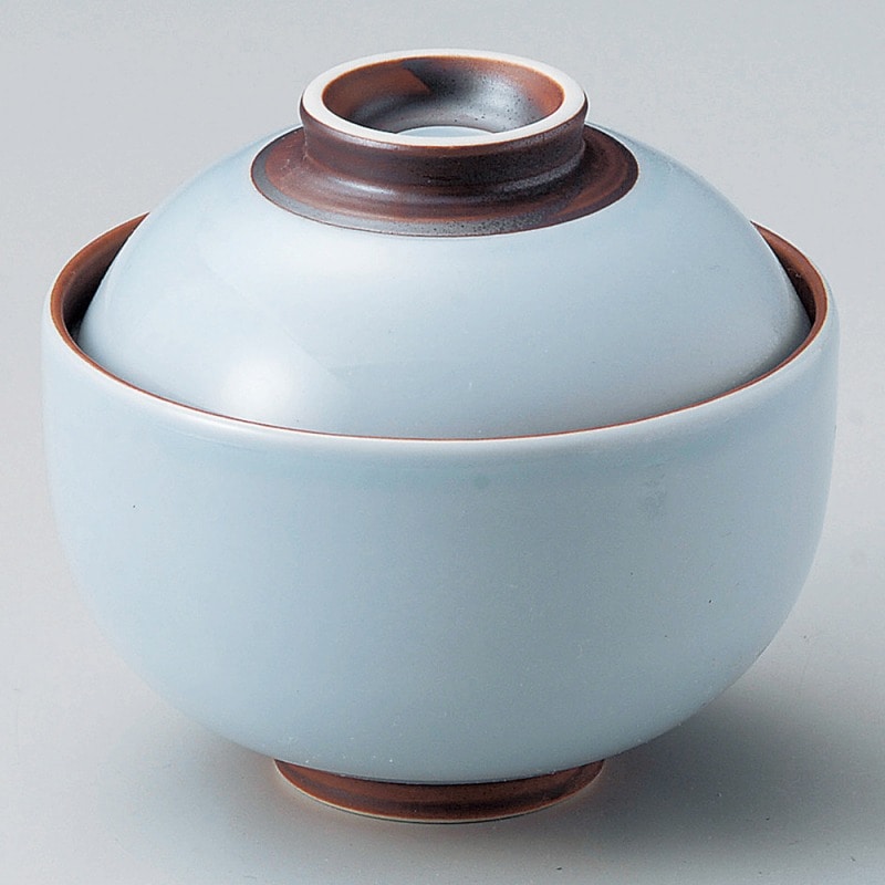 金正陶器 青白錆巻円菓子碗(大) 1個(ご注文単位1個)【直送品】