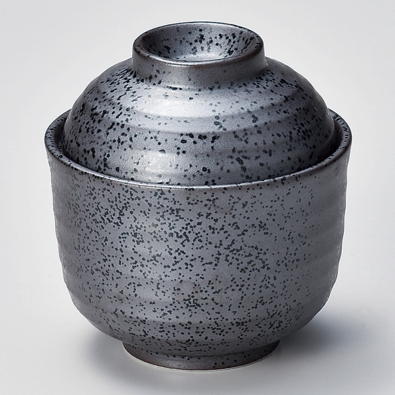 金正陶器 黒釉小蓋物 1個(ご注文単位1個)【直送品】