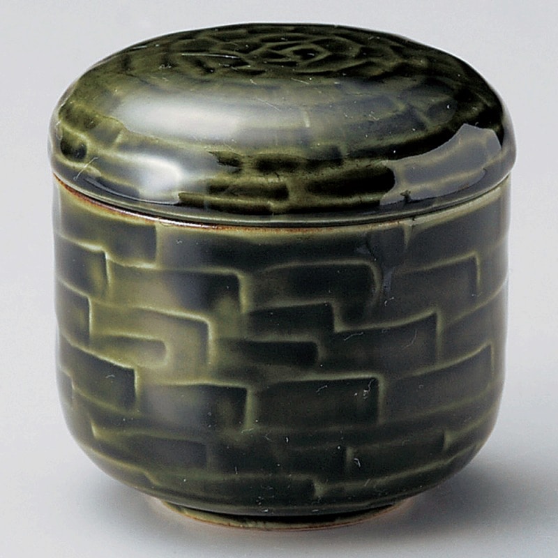 金正陶器 織部むし碗 1個(ご注文単位1個)【直送品】