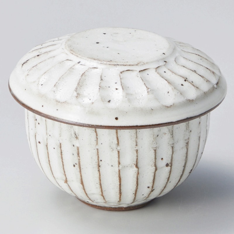 金正陶器 粉引ソギむし碗 1個(ご注文単位1個)【直送品】