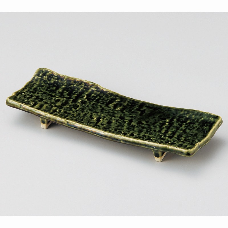 金正陶器 織部まな板突出皿 1個(ご注文単位1個)【直送品】