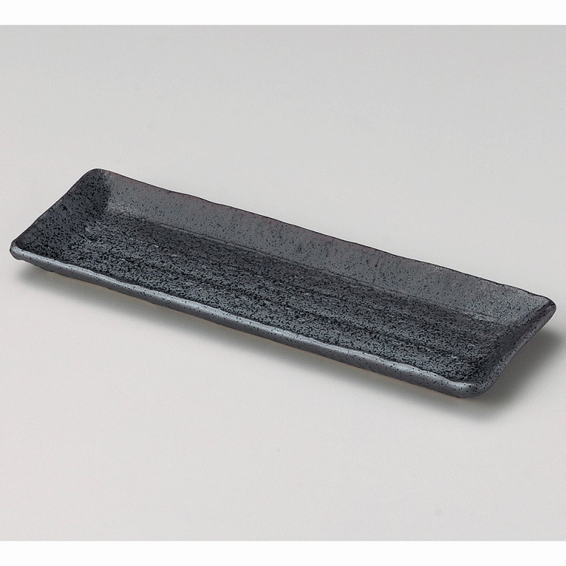 金正陶器 黒釉突出皿 1個(ご注文単位1個)【直送品】