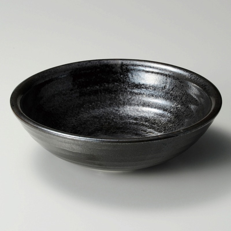 金正陶器 黒鉄吹き玉渕9寸鉢 1個(ご注文単位1個)【直送品】
