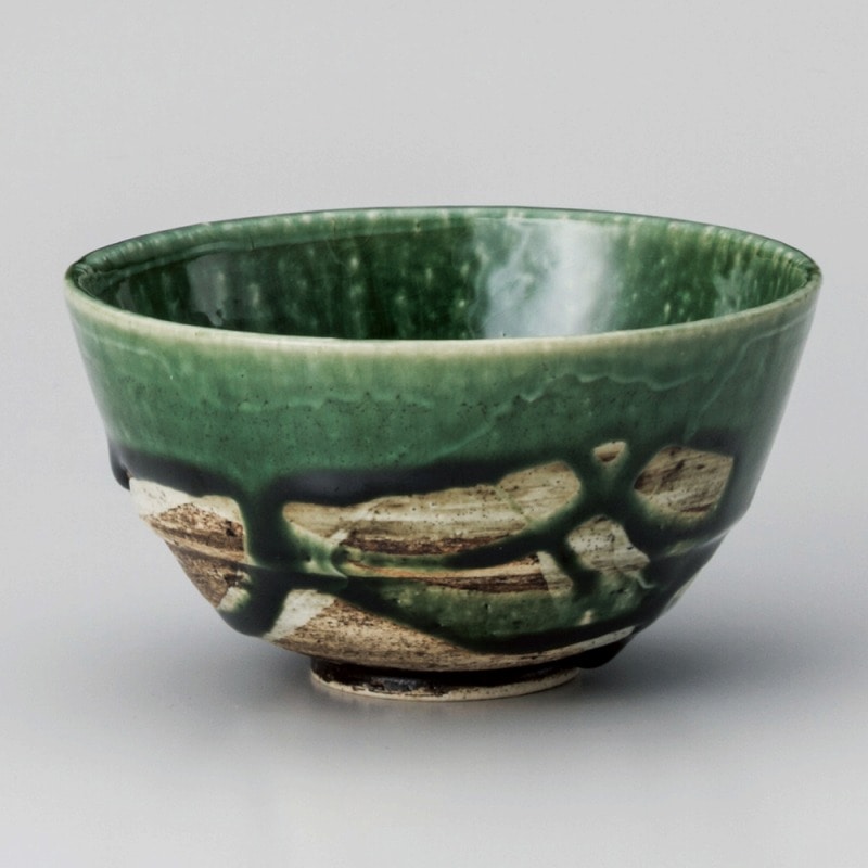 金正陶器 今織部彩リム飯碗 1個(ご注文単位1個)【直送品】