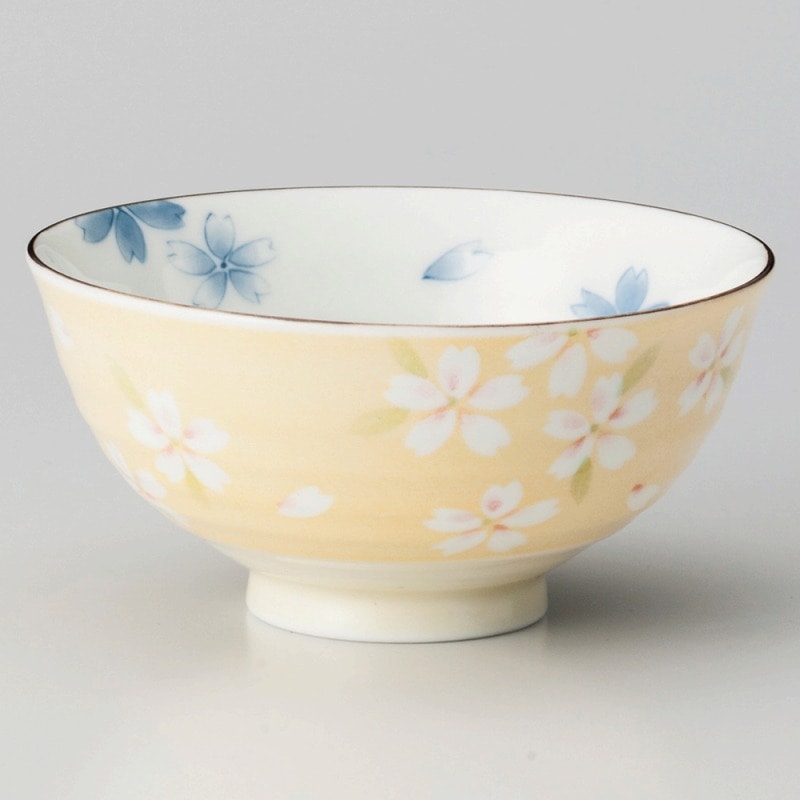金正陶器 京梅黄巻 茶碗 1個(ご注文単位1個)【直送品】