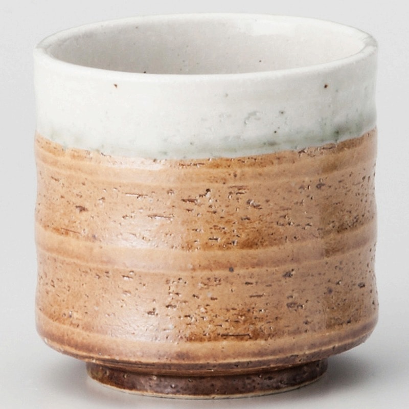 金正陶器 白流し切立(大)湯呑 1個(ご注文単位1個)【直送品】