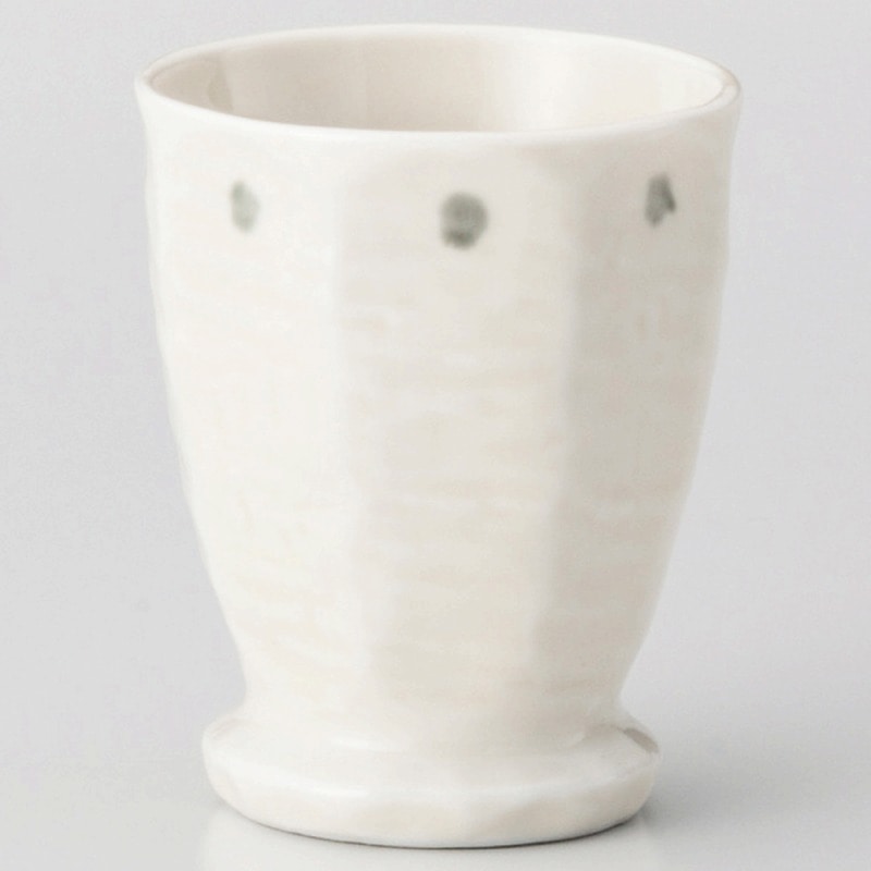 金正陶器 クリーム削り湯呑 1個(ご注文単位1個)【直送品】