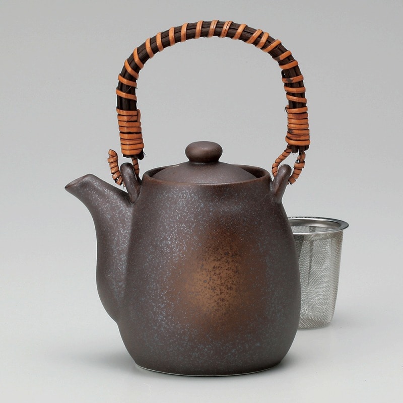 金正陶器 錆茶吹土瓶 1個(ご注文単位1個)【直送品】