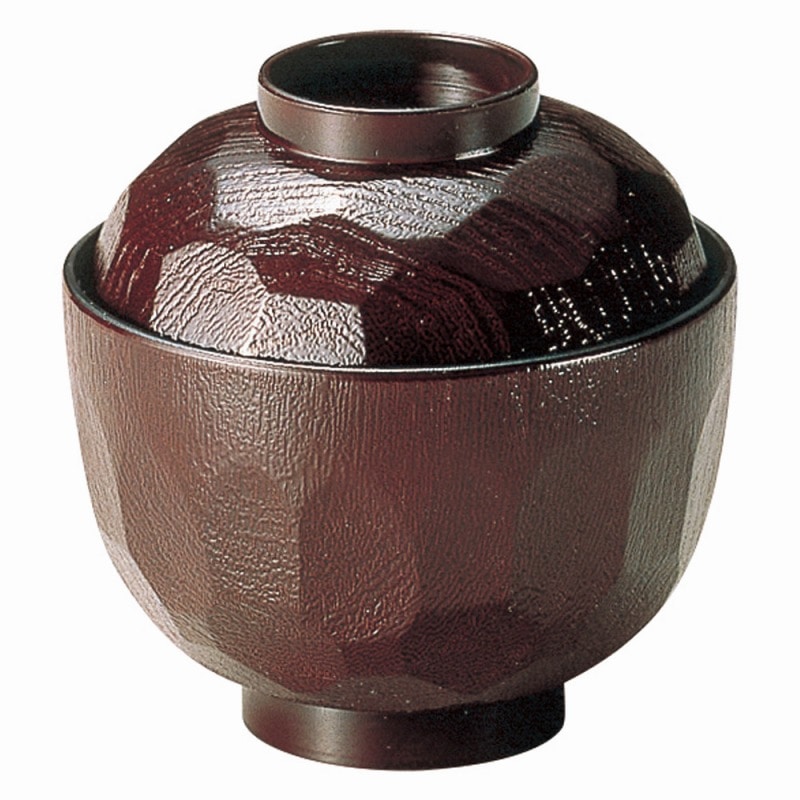 金正陶器 ［TA］耐熱亀甲小吸椀 溜 1個（ご注文単位1個）【直送品】