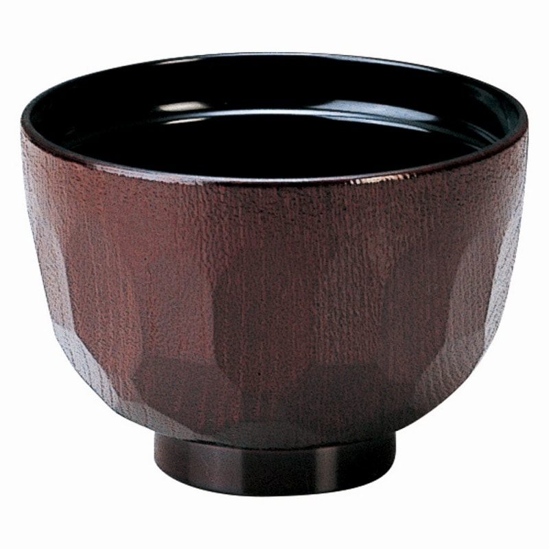 金正陶器 ［A］3.2寸亀甲汁椀 溜内黒 1個（ご注文単位1個）【直送品】