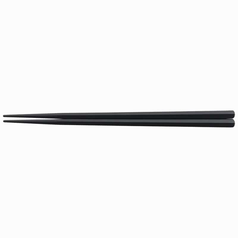 金正陶器 ［PBT］22.5㎝筋目五角箸 黒OM 1個（ご注文単位1個）【直送品】