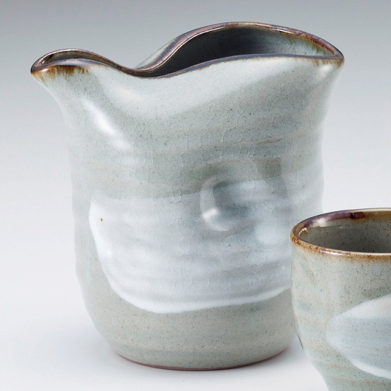 金正陶器 刷毛目冷酒器 1個(ご注文単位1個)【直送品】