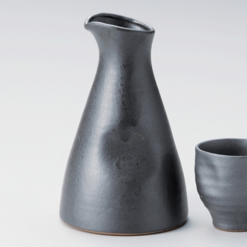 金正陶器 いぶし黒釉大徳利 1個(ご注文単位1個)【直送品】