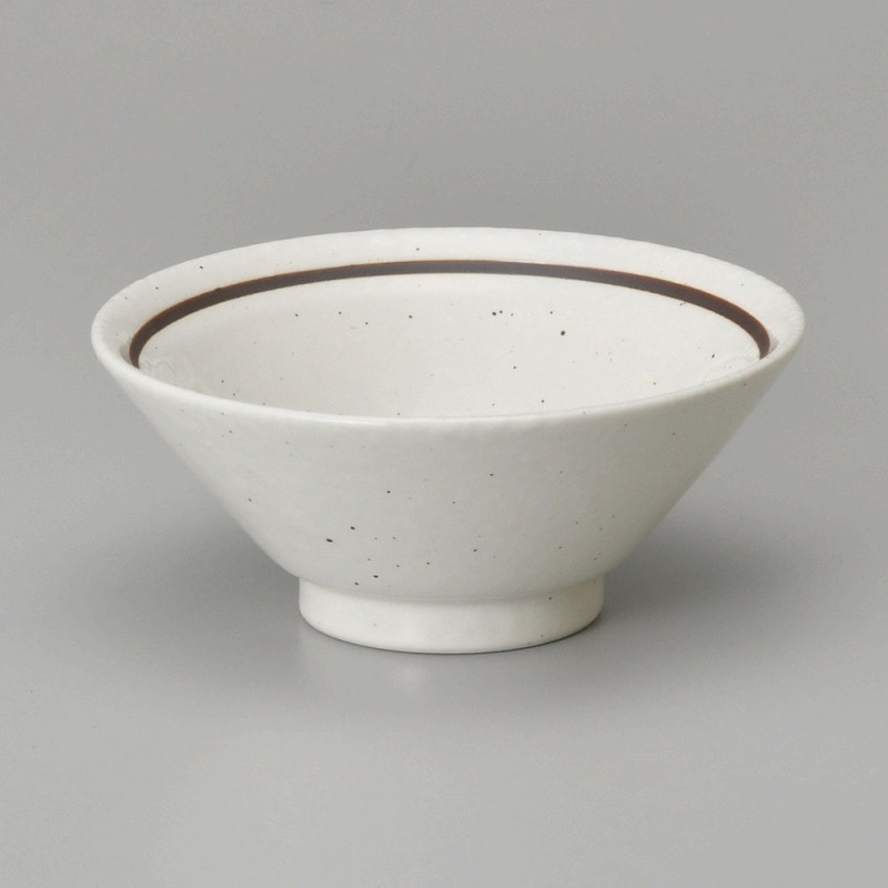 金正陶器 粉引ラインライス丼 1個(ご注文単位1個)【直送品】