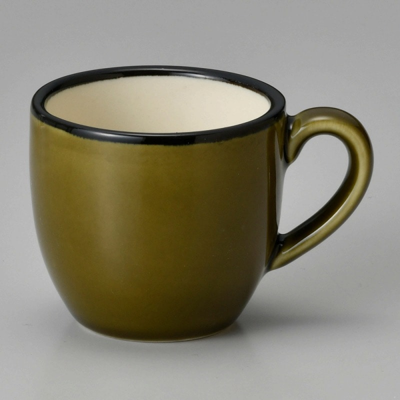 金正陶器 BlackRust（オリーブ）コーヒー碗 1個 ※カップ単品のみ（ご注文単位1個）【直送品】