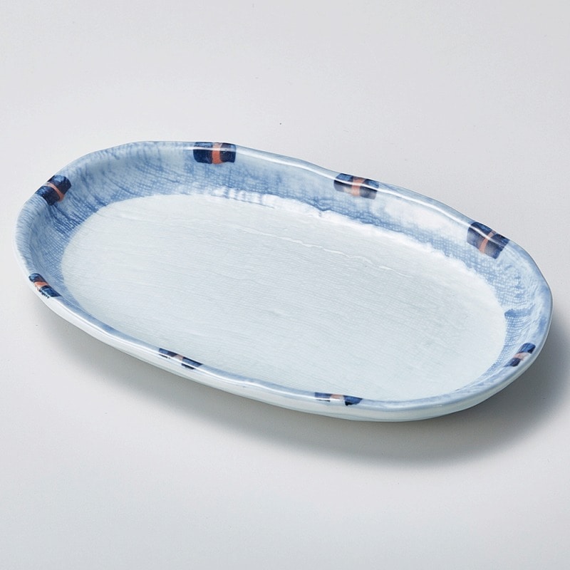 金正陶器 はなやぎ６.５小判皿 1個（ご注文単位1個）【直送品】