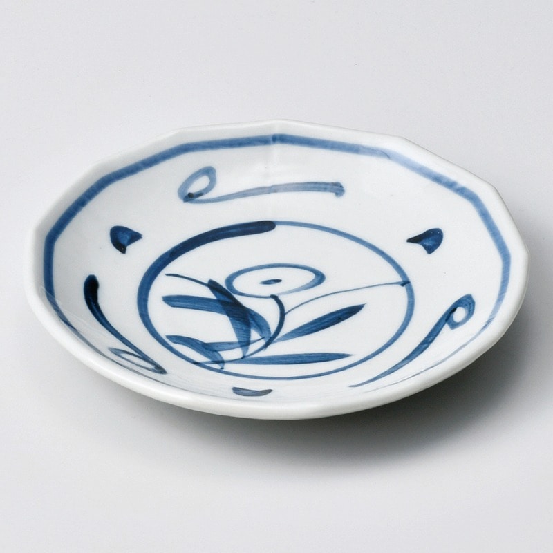 金正陶器 手描き唐草３.５皿 1個（ご注文単位1個）【直送品】