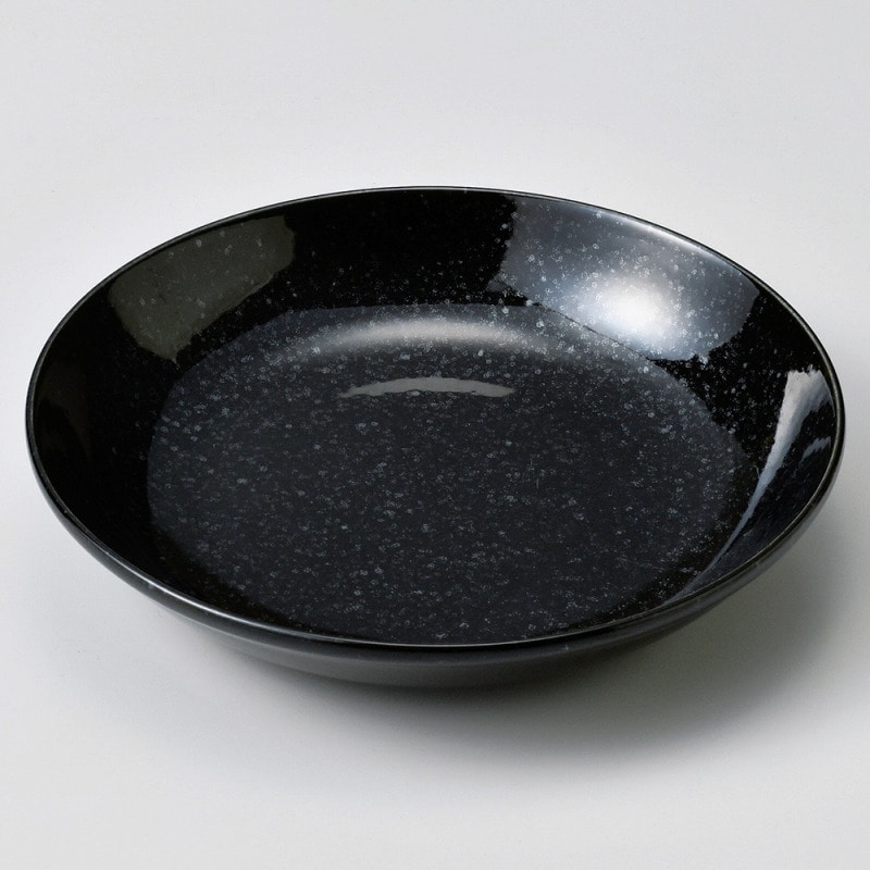 金正陶器 黒御影１４㎝深皿（メタ） 1個（ご注文単位1個）【直送品】