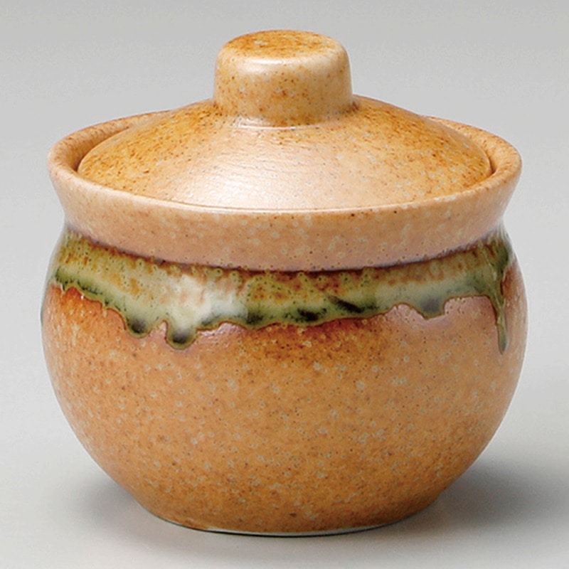 金正陶器 新伊賀ミニ蓋物 1個(ご注文単位1個)【直送品】
