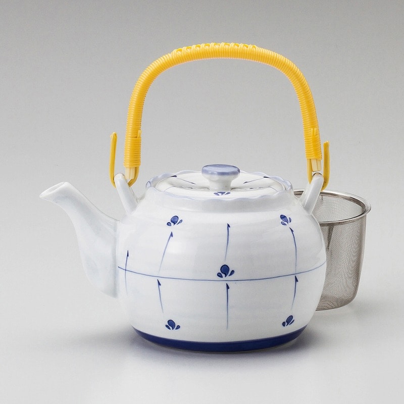 金正陶器 めばえ4号土瓶(カップアミ) 1個(ご注文単位1個)【直送品】