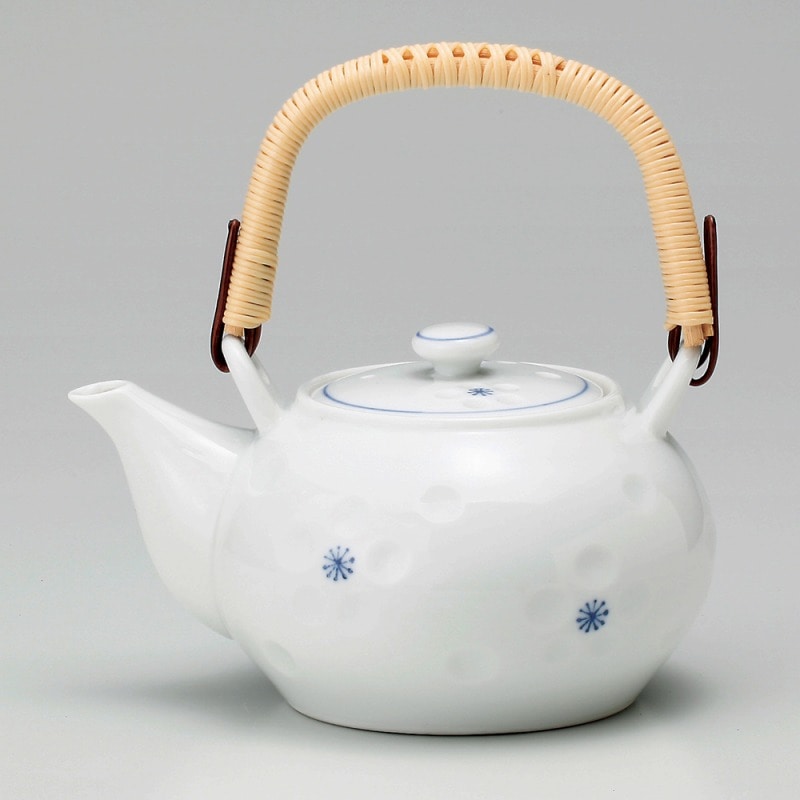 金正陶器 白磁梅彫土瓶 1個(ご注文単位1個)【直送品】