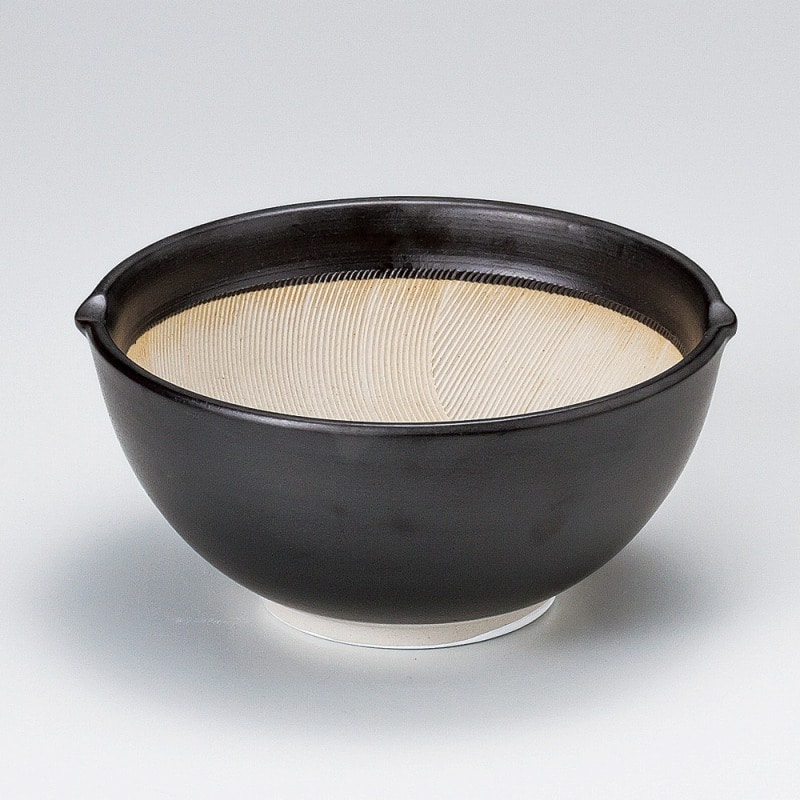 金正陶器 黒マット3.5スリ鉢 1個(ご注文単位1個)【直送品】