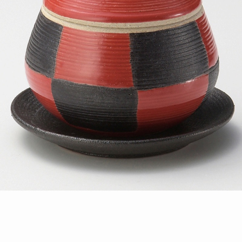 金正陶器 黒いぶし筋彫小皿 1個(ご注文単位1個)【直送品】