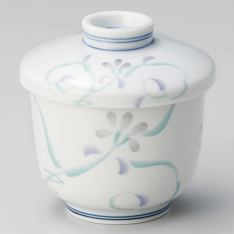 金正陶器 ほたる草 京形むし碗 1個(ご注文単位1個)【直送品】
