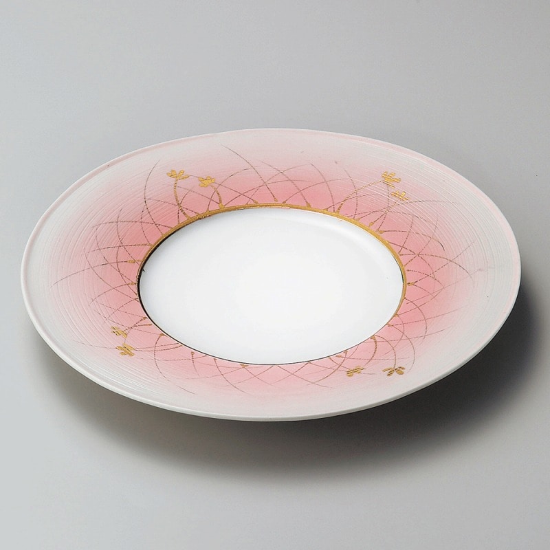 金正陶器 金彩草花彫入80皿 1個(ご注文単位1個)【直送品】