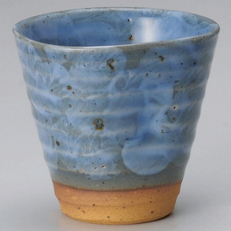 金正陶器 青釉タタキ焼酎カップ（大） 1個（ご注文単位1個）【直送品】