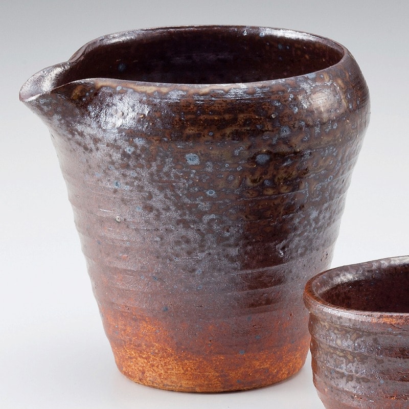 金正陶器 備前灰吹き冷酒器 1個(ご注文単位1個)【直送品】
