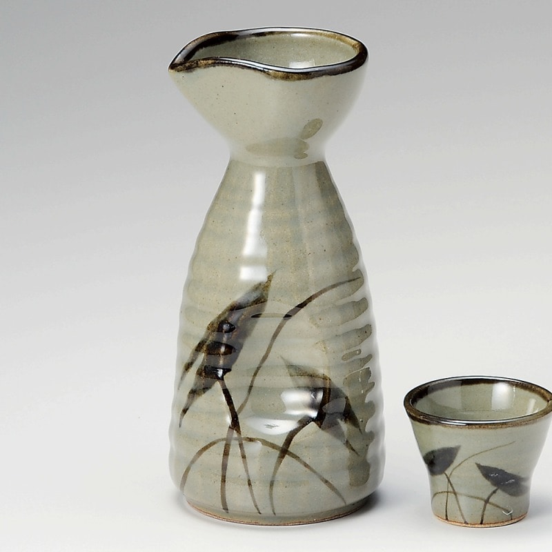 金正陶器 益子水草1.6号徳利 1個(ご注文単位1個)【直送品】