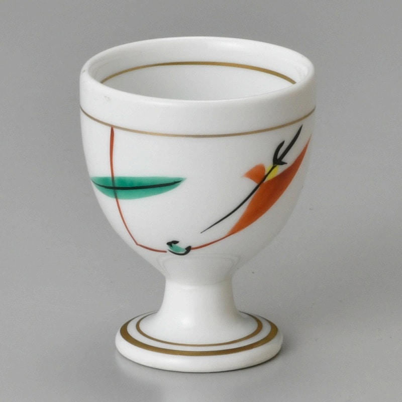 金正陶器 強化 赤絵散し食前酒 1個(ご注文単位1個)【直送品】